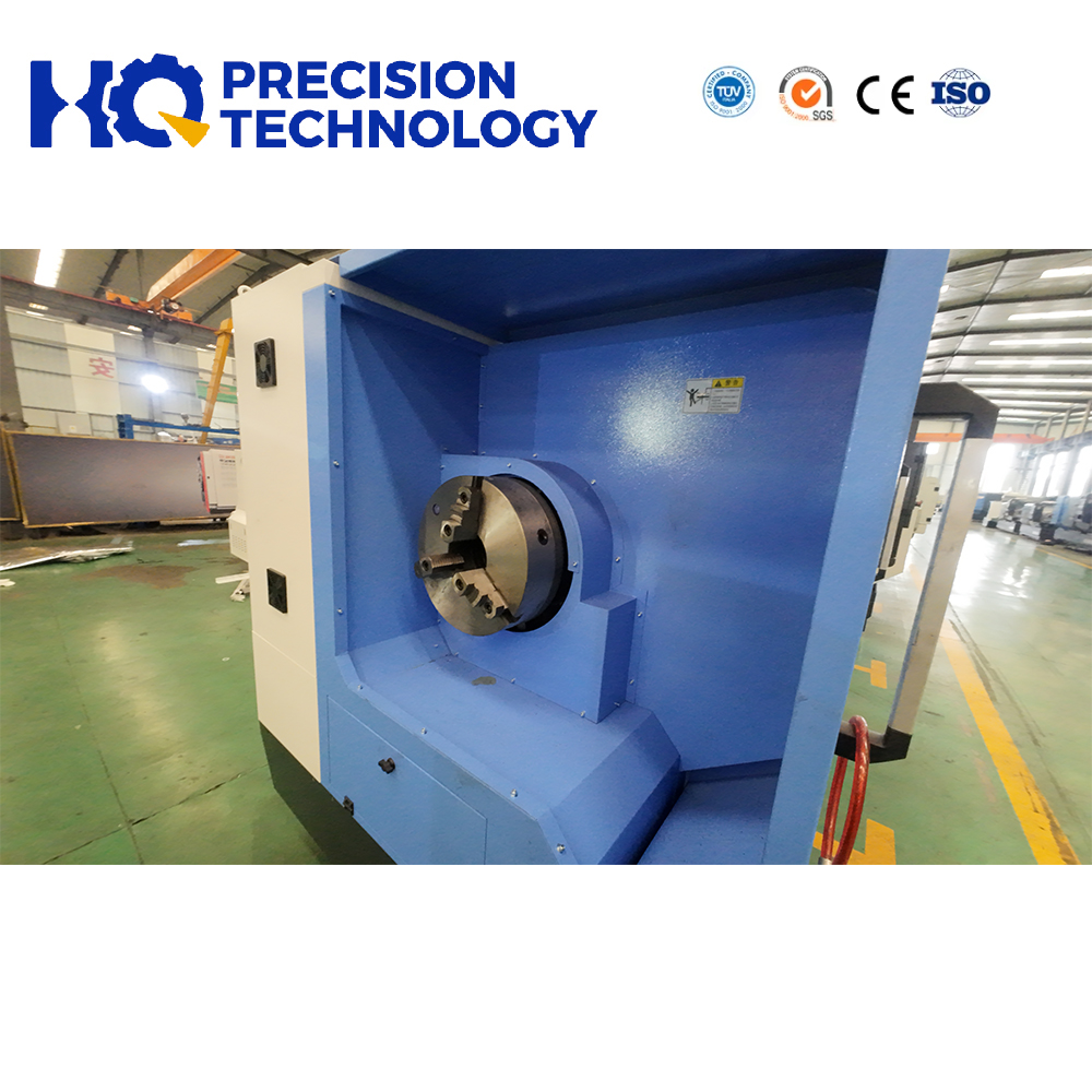 M&aacute;quina de torno para rosqueamento de tubos CNC QK1313 - Corte de rosca externa/interna de precis&atilde;o para tubos de metal