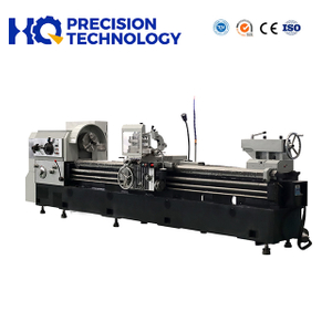 Torno horizontal resistente convencional dur&aacute;vel para usinagem de torneamento de metal